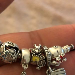 PANDORA - Disney Alice White Rabbit Charm 🐇⏱